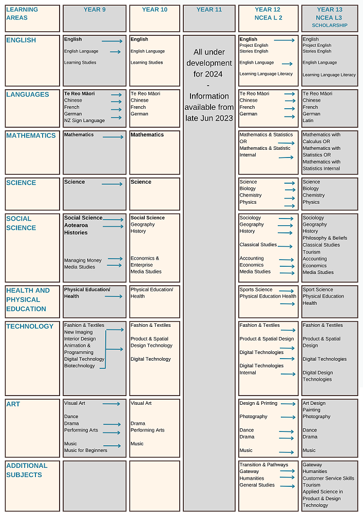 Curriculum overview 2024