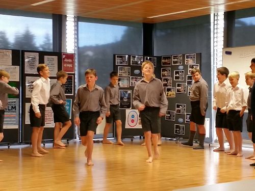 RNZB visit term #2 - with the Year 7 Drama class