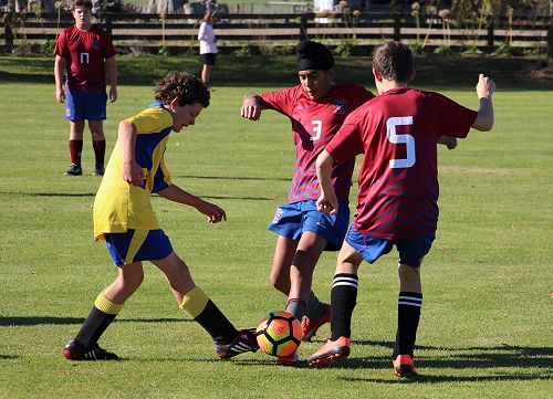 Junior B Football vs St Johns; Jude Kynoch