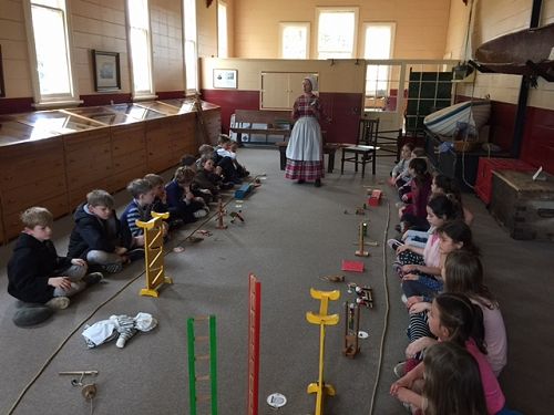 Learning about old fashioned toys with no on switches! 