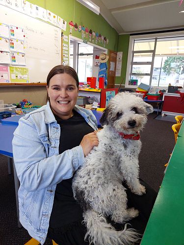 Eddie loves working alongside our learning assistants to make sure everyone is having a great day.