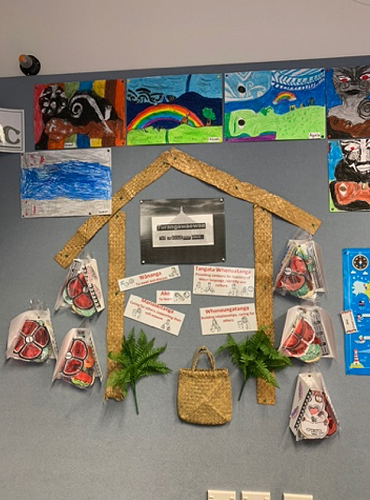 Our Turangawaewae display showing our history.