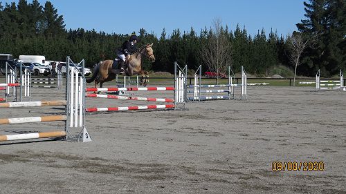 Kate showjumping