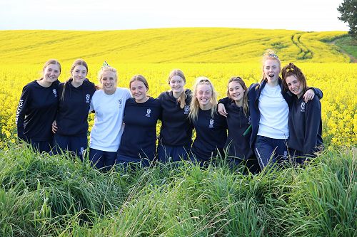 Many smiles from this group of talented athletes