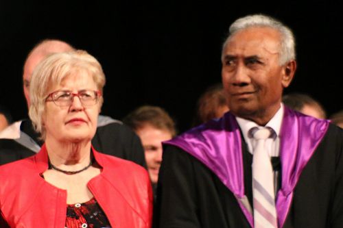 Peri Petelo and wife Lorraine