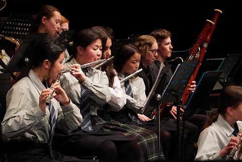 Junior Concert Band at the Aurora Festival