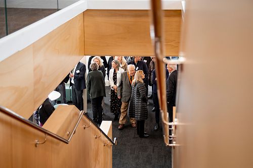 VIP guests arrive to Lander Centre