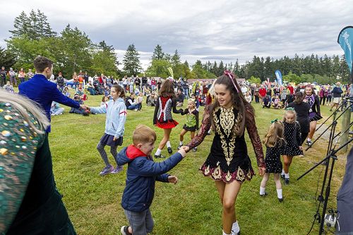 Irish Dancers at the Hororata Highland Games 2020