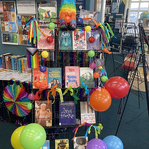 Out on the Shelves Display