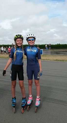 Siblings Luke and Zena Denton are both keen skaters.