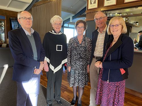 Phil White, Elisabeth Cunningham, Kathy Grant, Stephen Grant, Helen Nicholson.