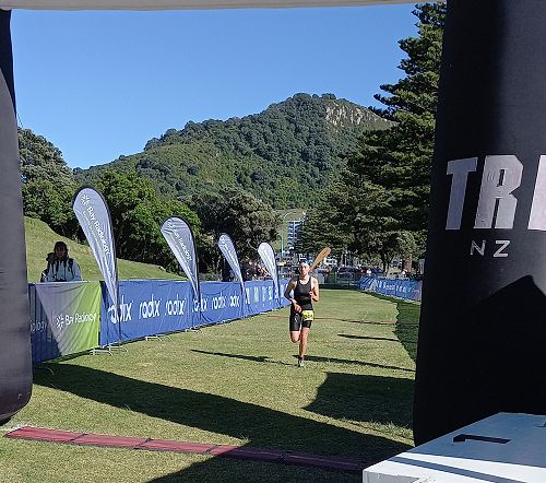 About to finish a great race!