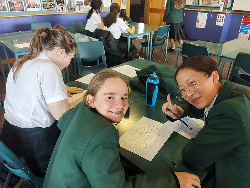 Gate Chinese Club - mask making