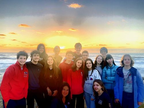 The Jean Sturm group on their roadtrip