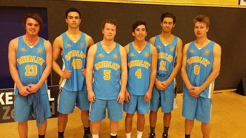 









Year
13 players who just played their last game for Shirley: Jake Simpson, Patrick
Rodger, Connor Page, Lachie Murdoch, Aasha Mallard and Will Grocott