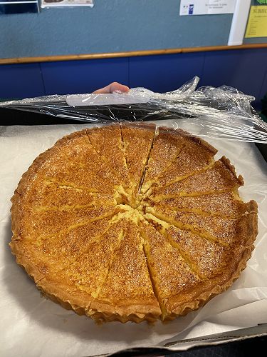 The crust is perfect and so was the lemon filling.