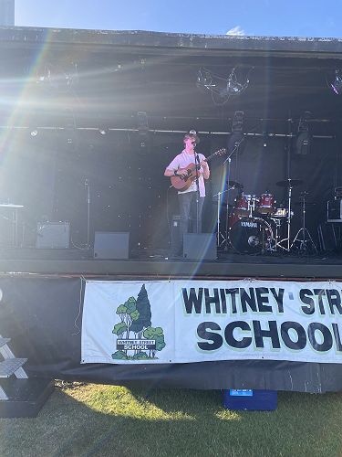 Jack Fransen on stage