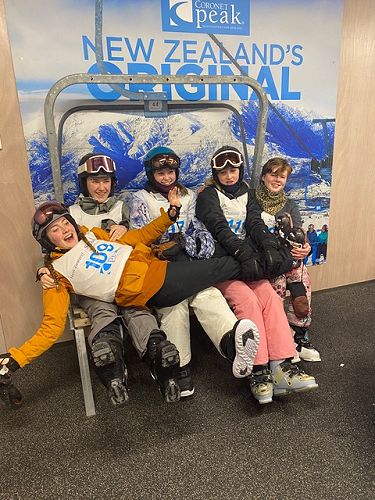 Columba Snow Athletes enjoying the occasion