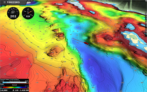 TZ-MAPS High-definition bathymetry 3D (for TimeZero Professional v5)