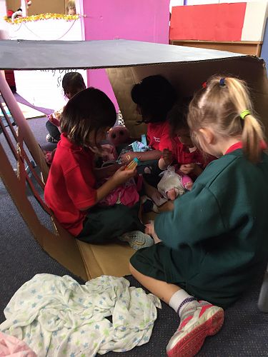 Team Awa having fun at Learning Through Play time