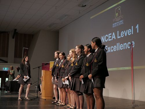 NCEA Level 1 Excellence endorsements winners