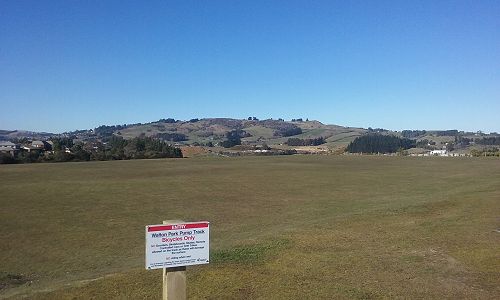 Large area to play sports on...