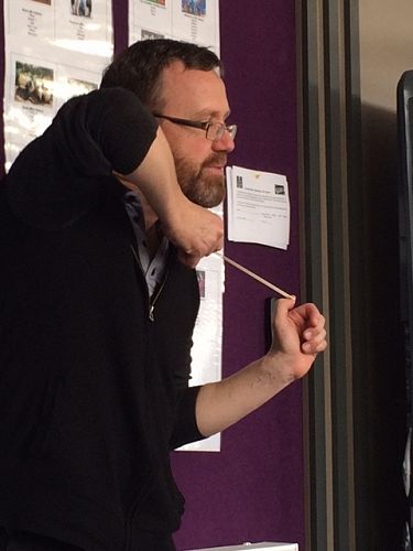 Mr Adkins show Wai-iti how it's done.