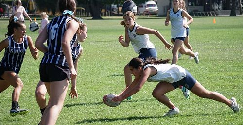 Maia Joseph scoring in the final.