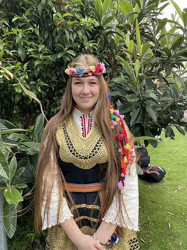 One of our school captains on Harmony Day