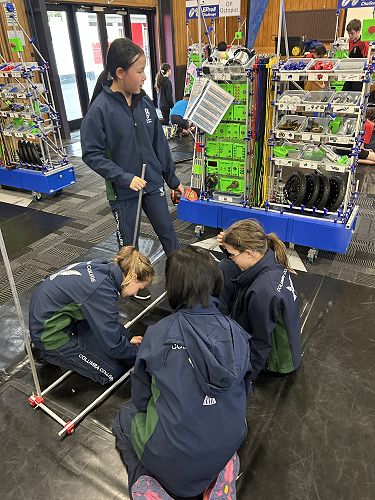 Year 7 Columba team Miya, Lydia, Nina and Gemma