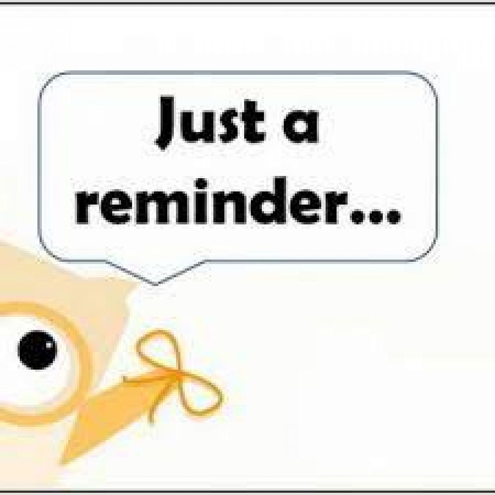 Reminder Notices