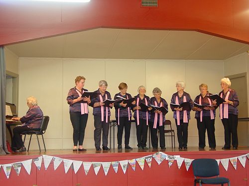 Choir singing at Eisteddfod Competition Day