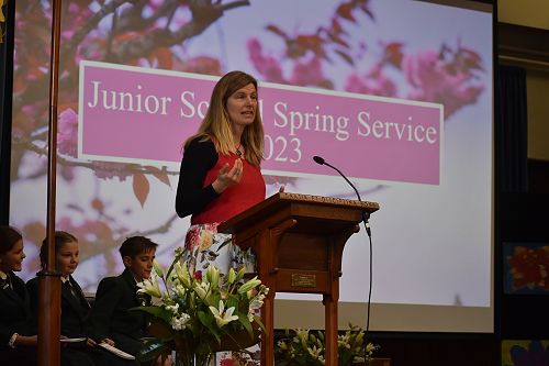 Junior School Spring Service - Dr Macleod