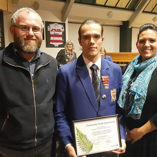 Hamish Simpson Wins 2016 Youth Service Award
