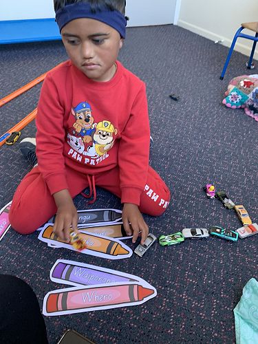 Kingston has incorporated his love of cars into many learning areas.