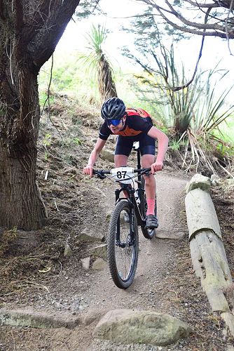 Fletcher Adams in action.