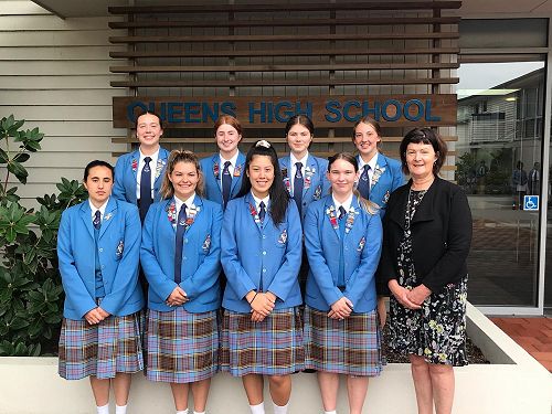 NCEA Level 2 Academic Blue awardees.