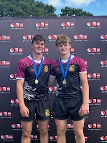 Oli Mathis (left) and Liam Anderson - both selected into the Tournament Team.