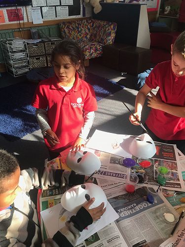 Team Harakeke Mask Making