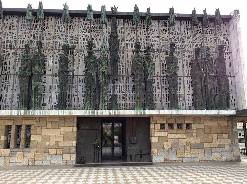 Day 14 the church of La Virgen del Camino along the way