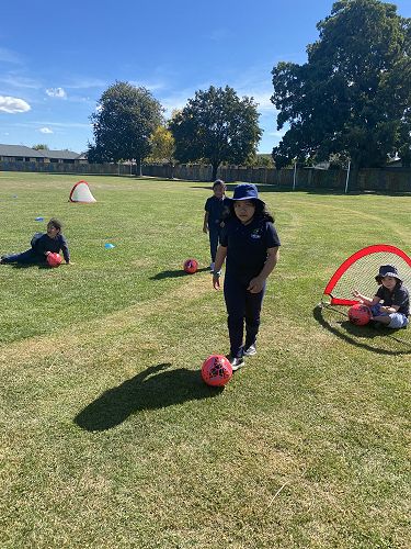 Girls Football session