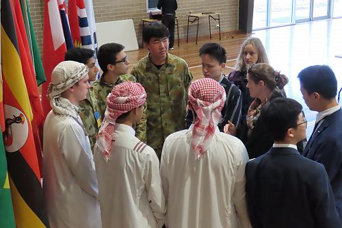 Group of students in costume