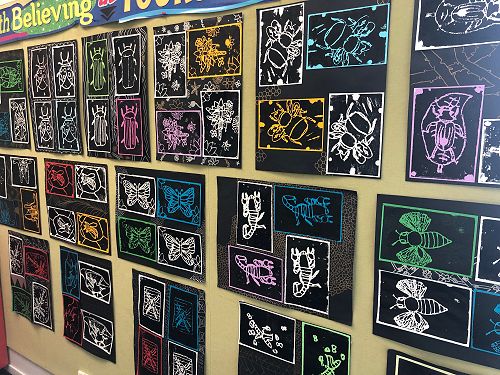 Print-making in Studio 8