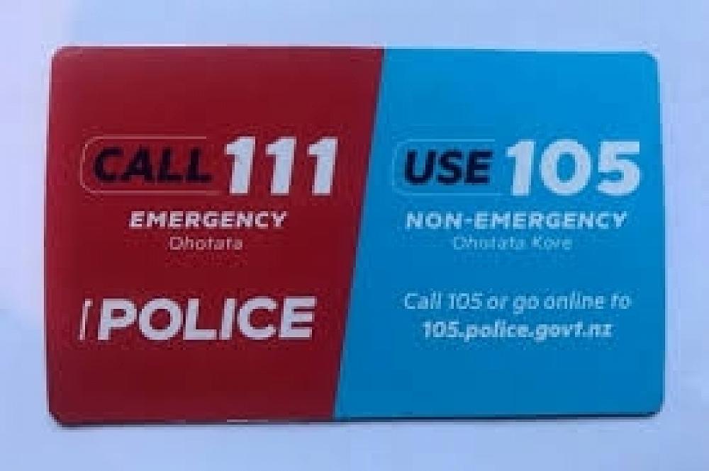 NZ Police new nonemergency number 105