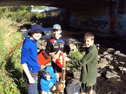 Measuring clarity of the Leith Stream