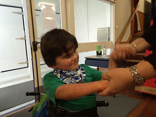 Alex loved moving to the beat of the music!