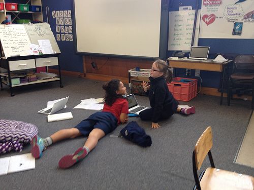 Collaboration of ideas using Chromebooks as a learning tool