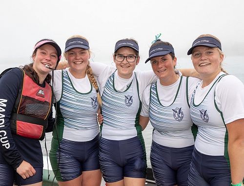 Super happy and proud after winning a silver medal in the novice quad.