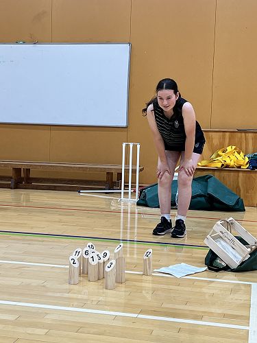 Eliana enjoying the activities