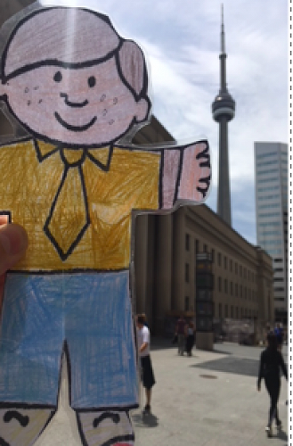 Flat Stanley in Toronto
